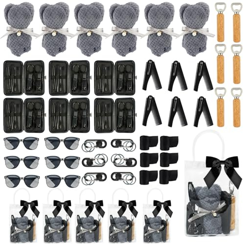 Bumaeu 6 sets Baby Shower Prizes for Men Game Winner Gift Sets for Funny Guest Gifts for Wedding & Bridal Showers