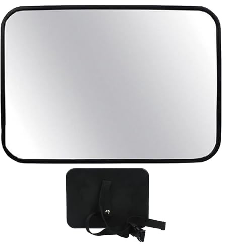 Mirror De Automóviles Para Bebés - Mirror De Vista Trasera Ajustable | Espejos De Vista Trasera Infantil | Espejos De Asiento Para El Automóvil Inhatilmente Adecuados Para Monitorear A Los Bebés