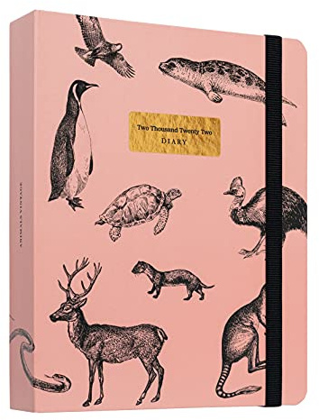 Kokonote Schulplaner 2021 2022 - Ringbuch Kalender Animal Vintage Terminplaner 2021/2022 - Terminkalender 2021 2022 Tagesplaner 17 Monate