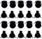 XCSJ 20Pcs Sacchetto Regalo In Velluto Sacchetti Per Gioielli In Velluto Sacchetti Di Tessuto In Velluto Borsa Con Coulisse Per Gioielleria Regalo Partito Nozze Favori,Portatile, 9 * 7 Cm (Nero)