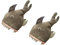 QuickDraw 2 x Adults Shark Bite Hats Novelty Jaws Fish Costume Fancy Dress Party Hat Accessory, Grey