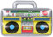 Radio Gonflable,Radio Rétro,Gonflable Rétro Blaster Hip Hop Radio Walkman,Lecteur De Musique Jouet Aquatique Gonflable,Accessoires De Fête,pour Décorations De Fête des Années 80 Et 90