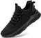 Oltyutc Womens Trainers Running Shoes Breathable Gym Sports Tennis Shoes Black Womens Size 5.5 UK(Label Size:39)