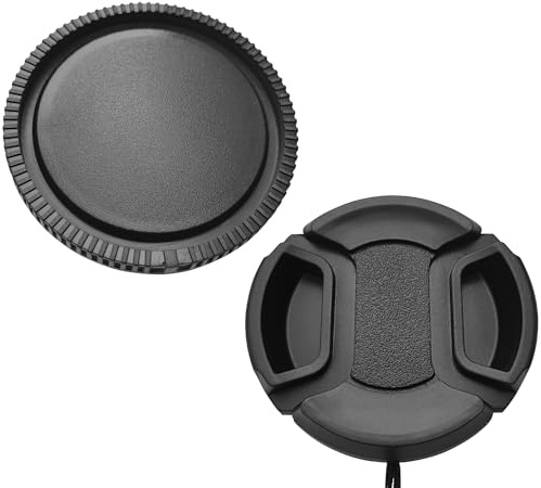 Copriobiettivo da 40,5 mm + copriobiettivo posteriore compatibile con Sony E PZ 16-50mm f/3.5-5.6 OSS, FE 28-60mm f/4-5.6 su Alpha A6600 A6500 A6400 A6300 A6100 A6000 A5000,400 Filettatura filtro da 5