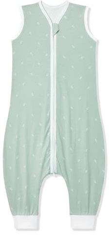 Lictin Saco de Dormir Bebe 0.5 Tog con Pies,Saco de Dormir Unisex de Verano para Bebé,100% algodón,Manta de Bebé con Cremallera de Dos Vías.Talla:L-90 cm,Altura Adecuada del bebé(100-110 cm/3-4 años)
