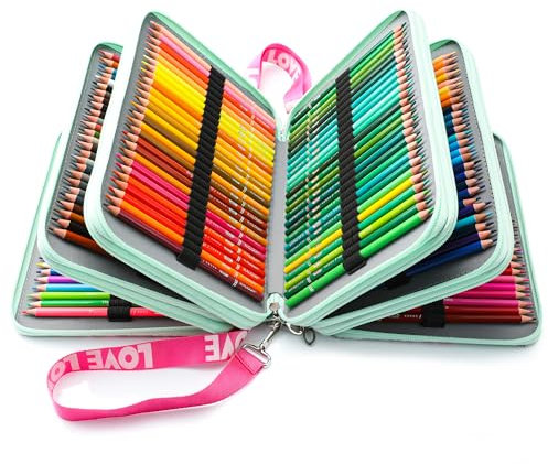 KALOUR 256 Colored Pencils Set for Adult Coloring,Soft Core Pencils for Drawing Blending Shading,Gift for Adults Artist Beginners