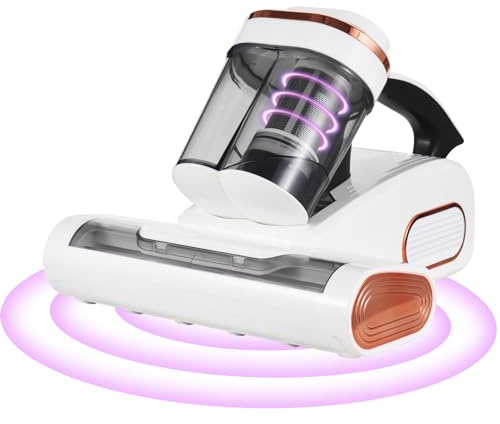 Irishom Aspirapolvere per letto Aspirapolvere per materassi 8,5KPa Filtro HEPA Display LED Aspirapolvere portatile senza fili Aspirapolvere portatile senza fili