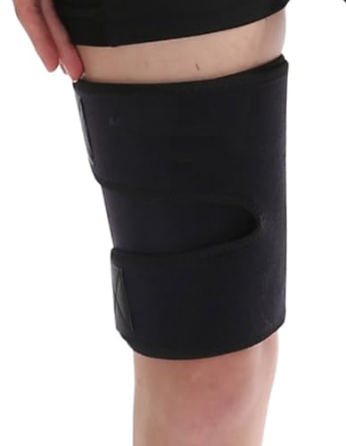 Mirweon Manga elástica transpirable para muslos de compresión para deportes, entrenamientos, fútbol, baloncesto