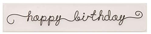 Fafalloagrron Plastic Embossing Folder Template DIY Scrapbook Photo Album Card Craft Happy Birthday