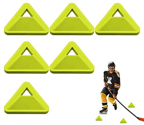 LOSOO 6 Stück Hütchen Fußball -Trainingskegel, Kegel Für Sport, Agilität, Sicherheitstraining, Hilfs-Multifunktionskegel Für Fußballspiele, Athletik, UVM, Feldmarkierungen