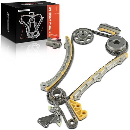 A-Premium 12PCS Engine Timing Chain Kit W/Sprocket & Tensioner & Guide Compatible with Acura TSX 2004 2005 2006 2007 2008 - L4 2.4L, Replace# 14210PNA000