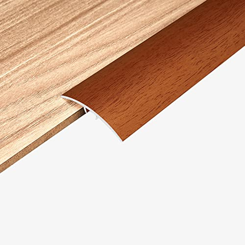 Plancher Transition Strip Door Cuisine Bedroom, Trois bandes de transition en bois Grain Edge Garnitures,Bandes de transition à trois étages pour balayage Robot pour tapis et carreaux de sol,Smooth