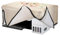 kwmobile Leinen Cover kompatibel mit Epson Eco Tank ET-2826/2800 Hülle - Tasche für Drucker - Staubschutzhülle Schutzhaube Schutzhülle - Altrosa Violett Gelb