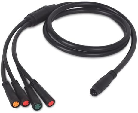 Sarini Elcykel Accelerator Control Kabel Bromssensorkabel Elektrisk Cykel Central Display Kabel 1 till 4 Integrationskabel