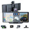 Tucarwyi 10.26 Wireless Portable Carplay Screen CarPlay & Android Auto Car Stereo 360 Rotation 4K Dash Cam 1080p Rear Camera Mirror Link Voice Control, GPS Navigation, FM Radio Receiver