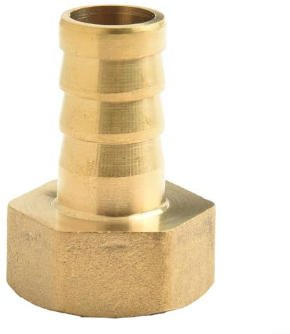 Raccordo a spillo in ottone da 1,9 cm per tubo filettato femmina BSP per un uso efficiente del tubo (16 mm)