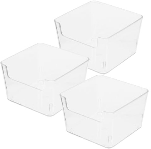 Veemoon 3pièces Bac à Sable Transparent pour Hamster Bain Maison Accessoires pour Animaux Bac pour Chinchilla Cage