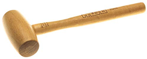 Peddinghaus Holzhammer Universal 60 mm – 335 g – Aus Naturholz – Tonnenförmiger Kopf