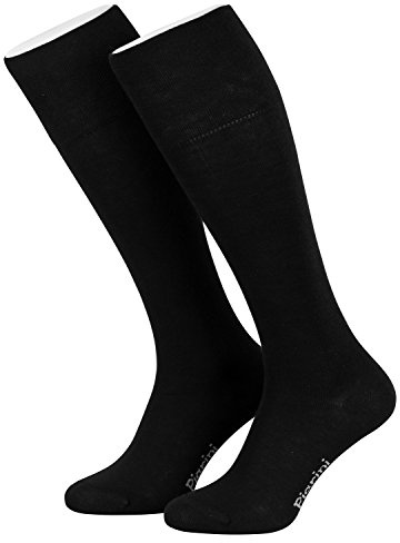Piarini® - 4 paires de mi-bas - noir - 43-46