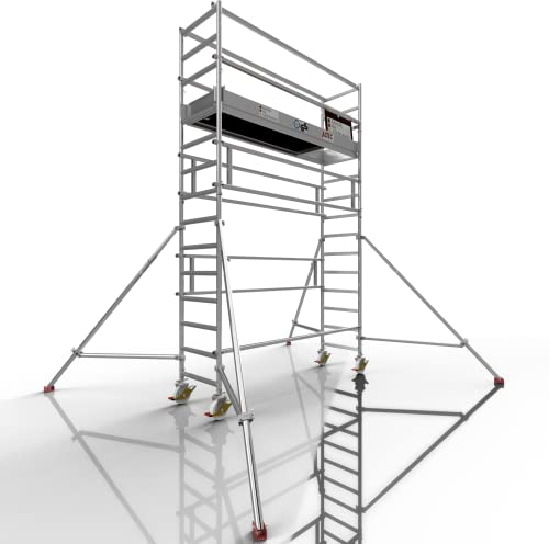 ALTEC Profigerüst AluLight® 2.0 | Arbeitshöhe 5 m | Breite 70 cm | Länge 2,5 m | Profigerüst | Baugerüst | Made in Germany