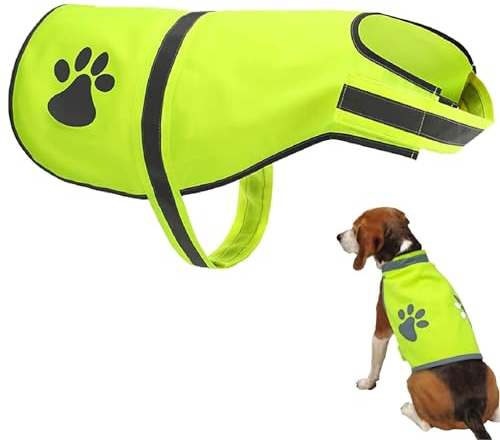 Pet Hunde Warnwesten,Hund Sicherheit Reflektierende Weste,Sicherheitsweste Pet Hunde,Hunde Sicherheit Geschirr Jacke für Hält den Hund Sichtbar Sicher vor Autos & Jagtunfällen