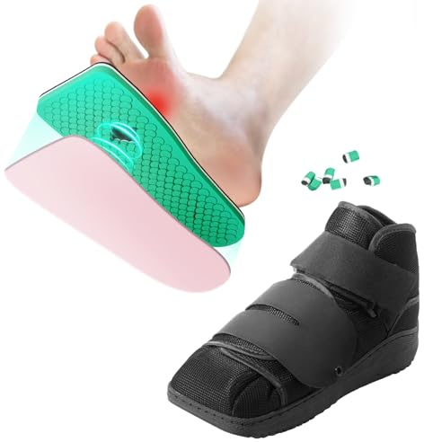 Estinko Closed Post Op Shoe, Post Op Shoes, Fracture Medical Walking Shoes for Male and Female-Post Surgery or Operation Foot Support, Broken Foot or Toe, with PegAssist Insole (M, 1 PC)