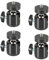 Acuxiaza Mini Ball Head 1/4 Swivel Mini Ball Head Screw Tripod Mount 4 Pack 360 Degree Rotatable Tripod Ball Head Camera Mount Adapter for Trail Cameras Hunting Cameras DSLR Camera Light Stand