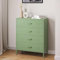 skølm Metallschrank Atria, Kommode mit 4 Schubladen, Sideboard Wohnzimmer mintgrün, Mehrzweckschrank, Schubladenschrank schmal Maße 100x80x40 (HxBxT)