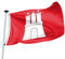 FLAGLY Premium Flagge Hamburg – MADE IN GERMANY - hochwertige Flagge in verschiedenen Größen & Formaten (Hochformat & Querformat) – witterungsbeständig