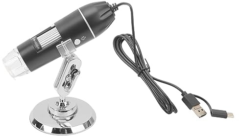 CHICIRIS Microscope Numérique USB Portable 1600x Wireless pour Une Inspection Haute Résolution avec LED Réglable