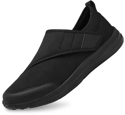 Zapatos Ortopédicos Ligeros Hombre Zapatillas pie Diabetico Verano Mocasines sin Cordones para DiabéTicos Pies Hinchados Cómodas Ancho Especial 2026