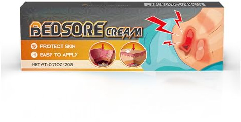 Pomada para Ulceras de Decúbito,Crema para el Tratamiento del Dolor de Cama,loción Humectante con Apoyo Curativo, Crema Reparadora de La piel,20g