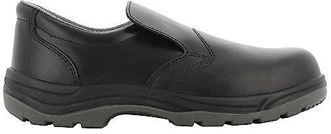 SAFETY JOGGER S3 Chaussures de Sécurité Hommes avec Embout en Acier 45 EU – X0600 - Chaussure de Travail Antidérapante Femmes, Sabot de Sécurité en Cuir, Antibactérien, Résistant à l’Eau, Noir