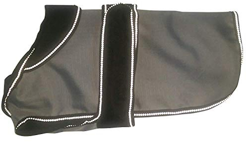 Danish Design Hundemantel, 2-in-1, 55 cm, Grau/Schwarz