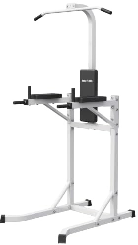 GORILLA SPORTS® Station de Tractions - Chaise Romaine Noir ou Blanc