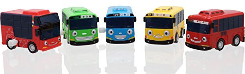 Tayo The Little Bus Wind-up Set - Christmas and Birthday Gifts for Kids, Wind-up 5pcs, tayo rogi lani gani cito, Includes Popular Tayo Friends from The Animation