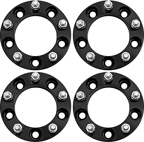WINCHMAX. . Distanziali Ruota mozzo in Alluminio da 30 mm. PCD 5 x 139,7, Filetto 12 x 1,25 mm, Foro Centrale 108 mm. Nero Metallizzato Adatto per Jimny SJ, Samurai Vitara, Grand Vitara. Nero T5