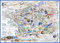 Comical Map Of France, Artwork By Tim Bulmer - 1000 Piece Puzzle For Adults, Large Puzzle 66cm X 50cm In Size. Challenging To Complete But Fun And Humorous. Makes A Great Gift For Birthdays