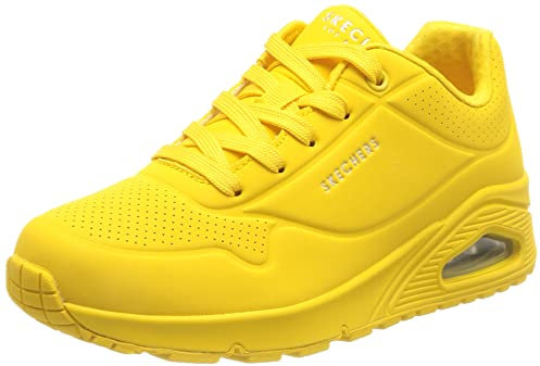Skechers Damen UNO Stand ON AIR Sneakers, YEL, 37.5 EU