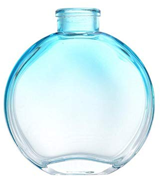 botella de difusor de cristal recargable vacía de 150ml para aromaterapia accesorios para uso en frascos de fragancia de repuesto para manualidades aceites esenciales manualidades decor degradado azul
