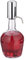 Relaxdays Wasserspender Handpumpe, Getränkespender manuell bedienbar, Trinkspender Füllvolumen 2,4 Liter, transparent