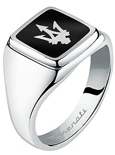 Maserati Jewels Herren Ring aus Stahl, Schmelz - JM222AVD070