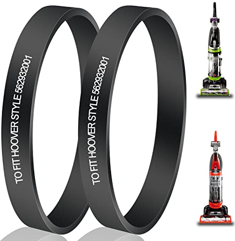 Vacuum Belts Replacement for Hoover 562932001 Vacuum Belt, Vacuum Cleaner Belts 562932001/38528-033/38528-058/AH20080, fits Model: UH70100, UH70105, UH70106, UH70107, UH70110, UH70115, UH72011