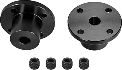 DMiotech H15xD15 Bride Couplage Connecteur Rigide Guide Arbre Support Noir