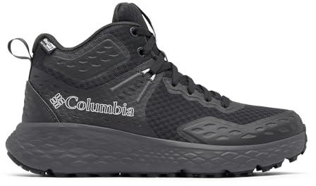 Columbia Women's Konos TRS Outdry Mid Running Shoe, Schwarz/Hai, 37.5 EU
