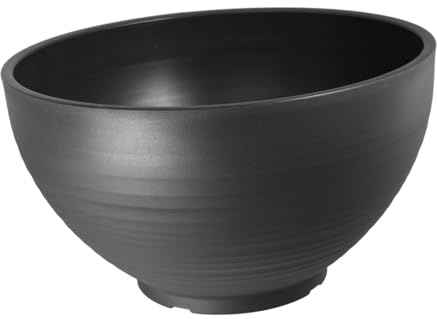 Yardwe Maceta Hidropónica de Resina Forma de Loto Redonda para Plantas Acuáticas, Portátil y Decorativa para Interior y Exterior