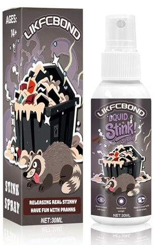 LIKFCBOND Stinkspray Extra Stark, Flytande Stink Spray, Rolig Skämtspray, Skämtspray för Vuxna, Fruktansvärd Lukt för Halloween, Jul, Aprilskämt, 1 st, 30 ml