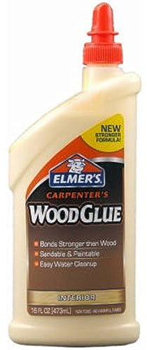 Elmer's Products E7020 Wood Glue, 16 oz, Tan