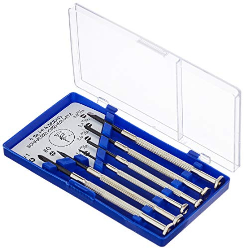 Mannesman 1134-6 - Estuche Desstornilladores Precision 4 Planos+2 Ph