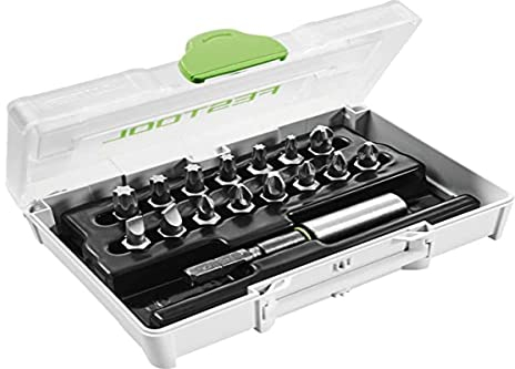 Festool Bit-Sortiment SYS3 XXS CE-MX BH 60 (mit Magnet-Bithalter, TX 10, TX 15, TX 20, TX 25, TX 30, PZ 1, PZ 2, PZ 3, PH 1, PH 2, PH 3, SZ 0,6x4,5, SZ 0,8x5,5), im Systainer